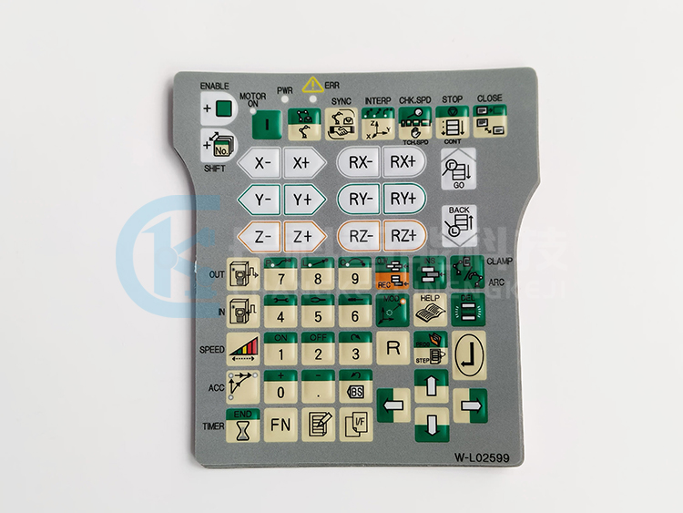 OTC示教器按鍵膜W-L02599